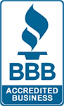 Better Business Bureau accredited business badge